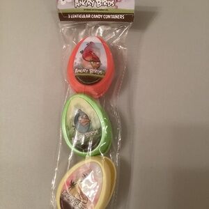 Angry Birds 3 candy containers